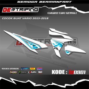 Striping Vario Led Lama 125 / 150 Motif Simpel Semifull Keren Design Kekinian Kode LA0901