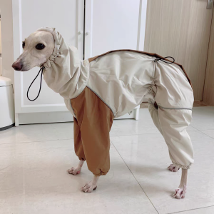 Dog Clothes in Winter Snow Weather Thicken Plush 4-legged Khaki Jacket Windproof Waterproof Warm Coat for Italy Greyhound Huibit2026