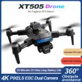 [Ready Stock] XT505 Drone GPS Positioning Drone with Camera 4K HD Aerial Photography Optical Flow Brushless Motor Foldable with 5GHz FPV Rc Drone. 