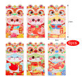 【🔥hot】Polocat 6PCS Chinese New Year Lucky Red Envelope Symbol of Snake Year 2025 Money Pocket Envelope Zodiac Snake Pocket New Year Supplies(In stock). 