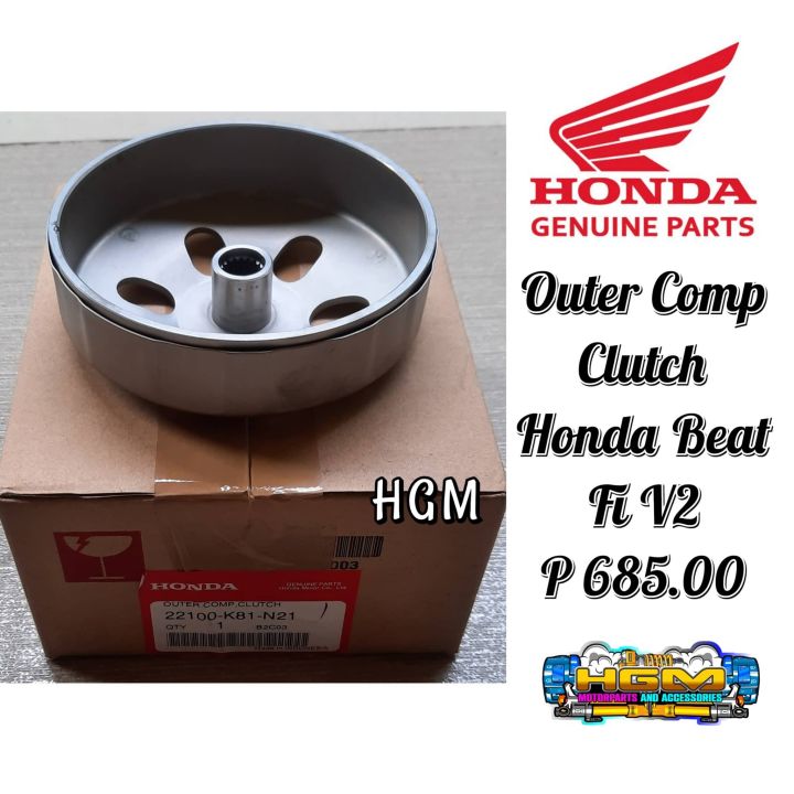CLUTCH OUTER COMP HONDA BEAT Fi V2 (GENUINE 22100K81N21) Lazada PH