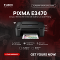 Canon PIXMA E3470 Wireless All-In-One Printer (Flagship Store Exclusive). 