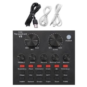 【Malaysia Spot Sale】Podcast equipment Sound card complete DJ mixing recording microphone kit with BM-800 microphone