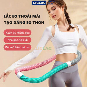 Vòng lắc eo lò xo PVC cao cấp 3 lớp giảm mỡ bụng tạo dáng eo thon săn chắc an toàn tập luyện TS15