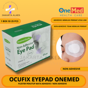 Ocufix Eye Pad Onemed Plester Penutup Mata Adhesive / Non Adhesive