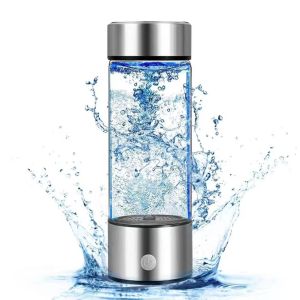 SG（Ready Stock)Hydrogen-rich water cup intelligent Hydrogen Water Bottle Rechargeable Portable Water Purifier Food-Graded Material BPA-Free