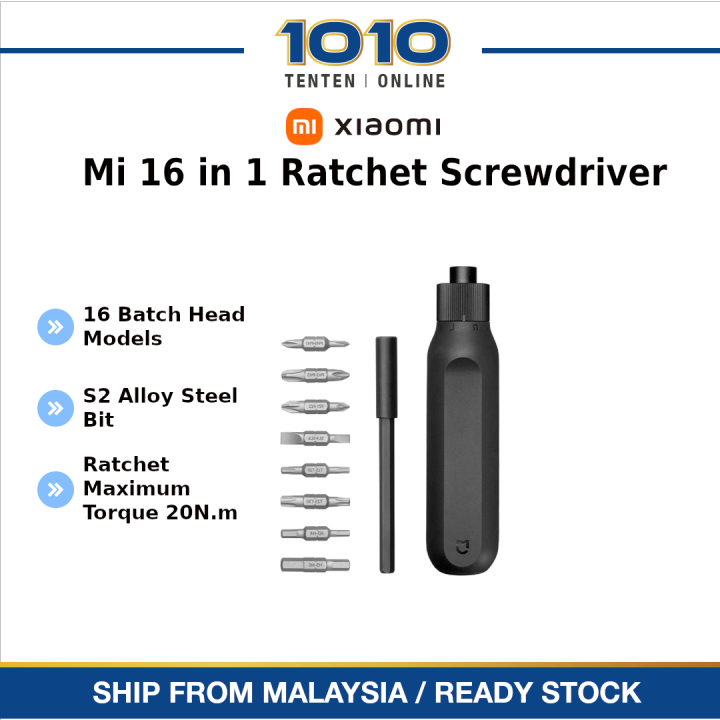 Xiaomi Mi 16 in 1 Ratchet Screwdriver Tool Set Lazada