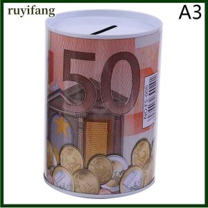 ruyifang Euro đô la tiền Hộp An toàn xi lanh con heo đất ngân hàng ngân hàng cho tiền xu tiền gửi hộp