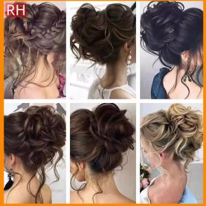 🔥🔥🔥ranghe วิกผมลอนแบบสังเคราะห์กิ๊บปอยผมแบบยืดหยุ่นสำหรับผู้หญิง