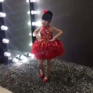 Summer Stage Princess Girls Casual Dresses Sequin Tutu Children Costume Robe Fille Party Baby Clothing Dance Kids Dress Vestidos