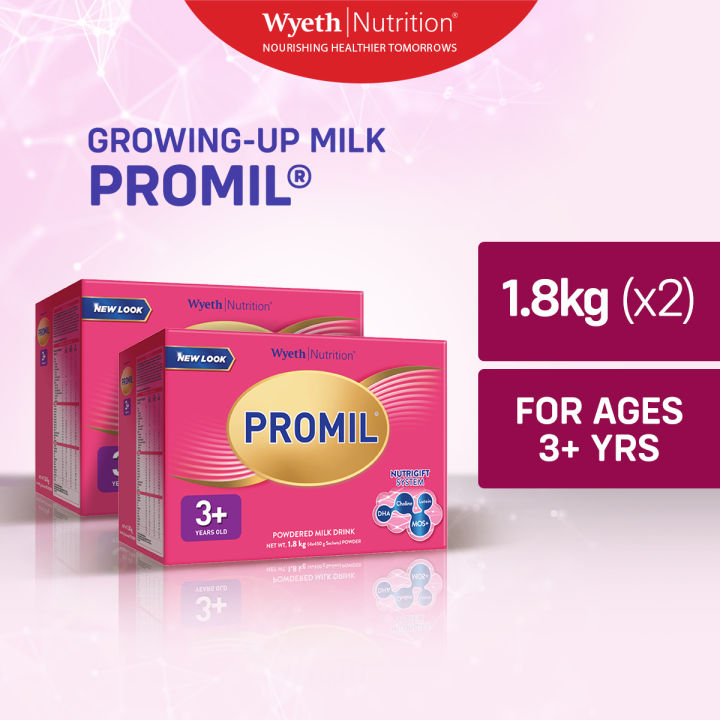 PROMIL FOUR Powdered Milk Drink for Over 3 Years Old 3.6kg (1.8kg ...