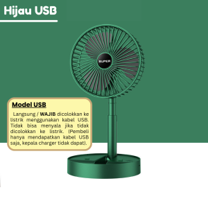 Kipas Angin Lipat 1800 MAh Kipas Angin Meja 180 Derajat Mini Fan Portable Kipas Meja Mini Kipas Standing Murah