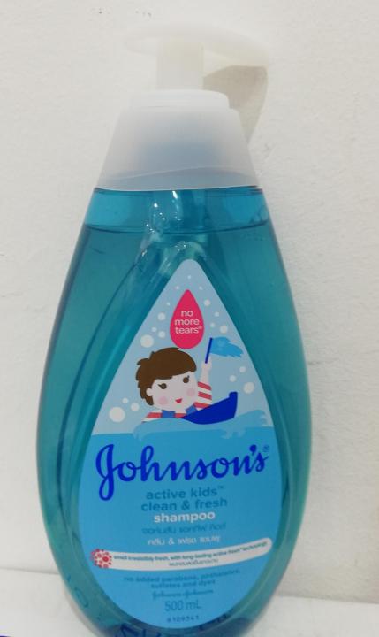 Johnson Baby Shampoo Blue Johnson's Baby Active Kids C&F Shampoo