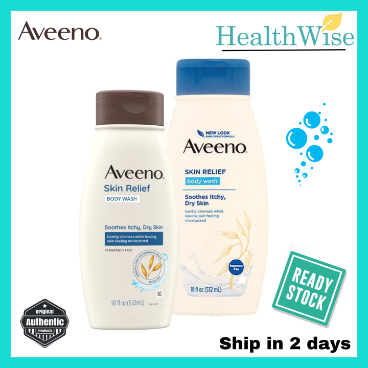 Aveeno Skin Relief Moisturizing Body Wash 354ml532ml Fragrance Free Soothes Itchy Dry Skin 4651