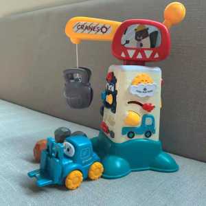 Busy Toy Busy Board Car Toys Baby Construction Truck Toy Crane Multifunctional Sound toy Mainan Bayi Baby Toys儿童忙碌玩具