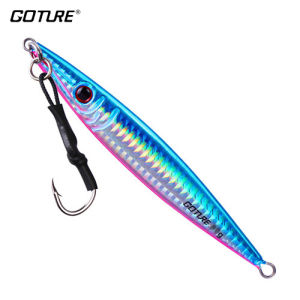 Goture Fast Jig Metal Spoon Fishing Lure Baits Vertical Jigging Lure For Sea Fishing 80G 100G 150G 200G 300G