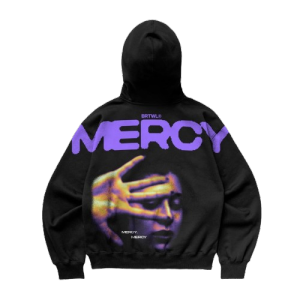 hoodie BOXY OVERSIZE MERCY hitam