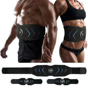 ABS StimulatorAb MachineAbdominal Toning Belt Workout Portable Ab Stimulator Home Office Fitness Workout Equipment for Abdomen