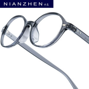 NIANZHEN TR90 Kính mắt khung phụ nữ 2025 hình bầu dục thiết kế thương hiệu kính người đàn ông siêu nhẹ trọng lượng Kính Mắt Kiểu cổ điển hoài cổ kính 72351