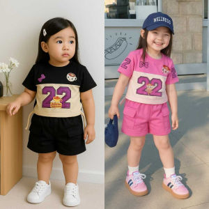 SETELAN JERSEY KAOS ANAK LAKI LAKI DAN PEREMPUAN MOTIF BALLERINA 1-6 TAHUN