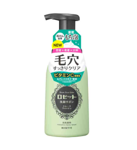 Sữa rửa mặt Rosette Facial Wash tạo bọt (dạng vòi) 180ml - JAPAN
