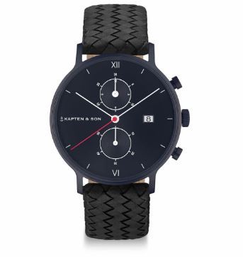 Woven Leather Kapten Son Chrono Kapten Son Chrono Black