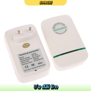 SHNGki Màu xanh lá cây tiết kiệm năng lượng ổ cắm điện adapter tương thích nhà tiết kiệm điện