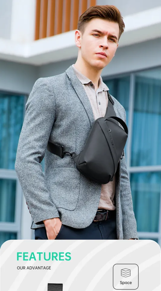 Mark Ryden Men Bag Oxford Sling Bag Inch Male Chest Bag