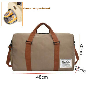 Travelling Backpack for Men Big Size Travel Bag Fashion Gym Sports Bag Women Hand Carry Duffel Bags Shoe Compartment Lightweight Overnight Weekender Bags