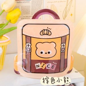6pcs Kids Portable Birthday Bag Ziplock Bag Birthday Party Cartoon Loot Bag