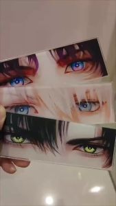 Game Love and Deepspace Acrylic Cards Xavier Zayne Rafayel ralayo Sylus Qin Che Shen Xinghui Li Shen Qi Yu Eyes Card High-value Eye Reflective Collection Valentines Day Gift