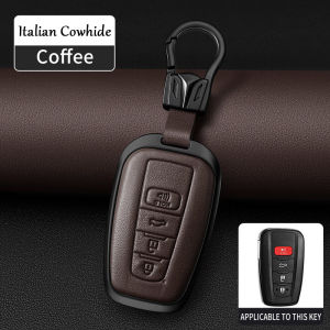 Cover Kunci Toyota Camry CHR Altis Corolla Cross Rav4 Leather Car Key Cover Case Accessories
