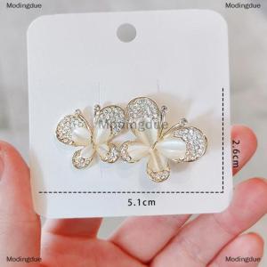 [COD] Modingdue Rhinestone Brooches For Women Opal Trendy Elegant Butterfly Brooch Pins Jewelry Party Wedding Gifts