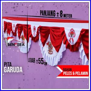 BACKGROUND GARUDA PITA 10 GELOMBANG (8 meter)