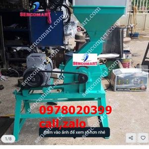 Máy đập bột ngô khoai lúa cho gia súc sử dụng điện 220v