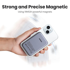 UGREEN 5000mAh/10000mAh PD 20W Powerbank USB Type C Magnetic Wireless Charging Power Bank Portable Charger Compatible for iPhone 16 15 14 13Pro Max 15