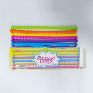 JPTD Stretchable DIY Sensory Strip Toys Enhancing Attention Silicone Texture Sensory Wand Fun Toys Texture Elastic Noodles Silent Decompressors Rings Children