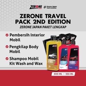 Zerone Japan X Mas Wahid Paket Travel Pack Isi Paket Shampo Mobil Pembersih Interior Pengkilap Body Mobil