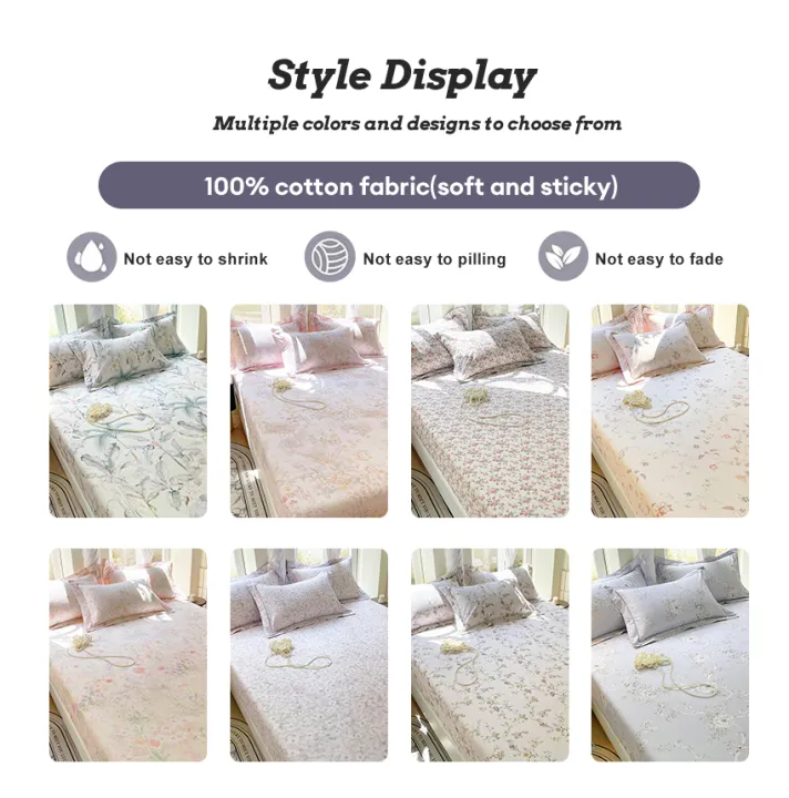 Dansunreve%20100%25%20Cotton%20Bedsheet%201200TC%20Breathable%20Floral%20Fittedsheet%20Single%20Queen%20King%20Super%20King%20-%20Image%203