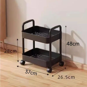 Furnibest Rak Troli Rak Roda Rak Dapur Rak Susun Serbaguna