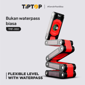 TIP TOP TMF-002 Folding Level Magnetic / Penggaris Waterpas Magnet Lipat Compact Simple