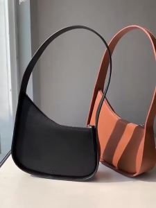 (Ac)The Row Half moon bag womens spring summer niche design high-grade texture leather shoulder underarm womens bag