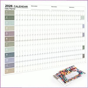 Wall Hanging Personalized Labeling Wall Calendar Time Planning Living Aesthetics Office