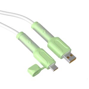 2 cái Cáp Silicon bảo vệ cho sạc điện thoại Cáp dữ liệu của Bộ chuyển đổi bảo vệ Bìa Silicone Cáp sạc bảo vệ