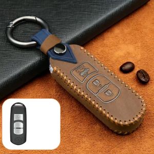 Mazda CX3 CX5 CX9 Bọc Điều Khiển Từ Xa Thông Minh Bọc Chìa Khóa Bảo Vệ Da Bò Thật