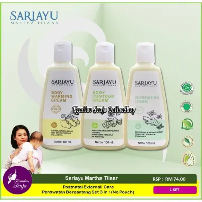 [READY STOCK-hot sale]Sariayu Set Habis Bersalin / Set Berpantang Economy Pack ( Tapel Pilis & Param ) + Pouch / No Pouch