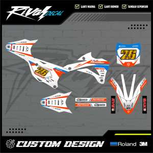 DECAL KX 85 FULL BODY STIKER KX 85 DECAL GTX STIKER FREE CUSTOME DESIGN