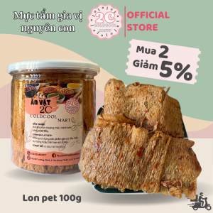 Mực Tẩm Gia Vị Nguyên Con 100g 2c Mart