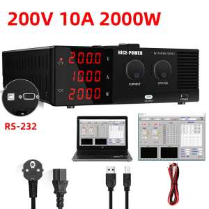 KUAIQU Programmable High-Power DC Regulated Power Supply 30V 60V 100V 20A 30A 80A 100A Programmable Adjustable DC Power Supply
