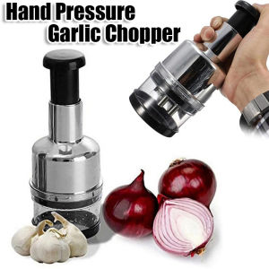 Portable Hand Press Garlic Chopper Multi-Function Manual Onion Vegetable Cutter Food Processor